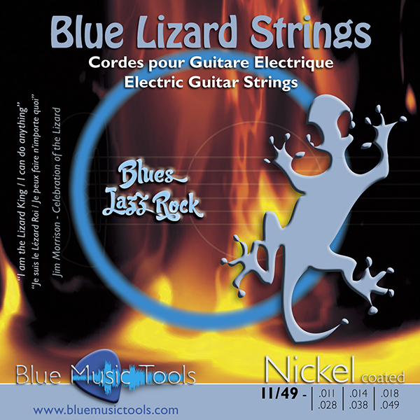 Cordes nickel coated pour guitare électrique Blues/Rock - tirant 11/49