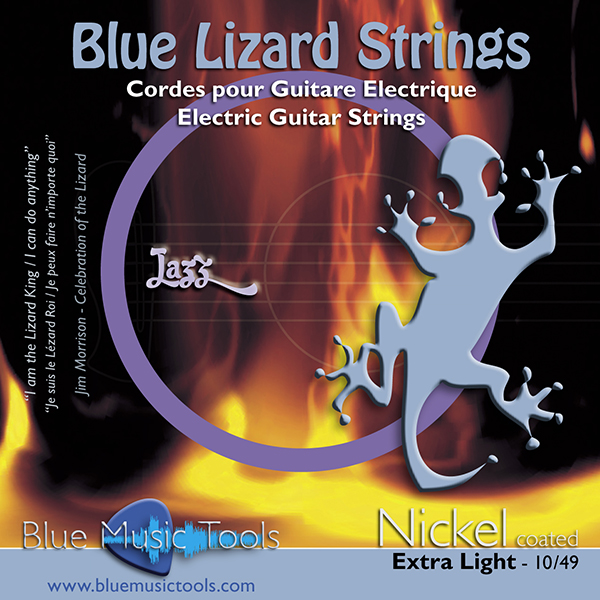 Cordes nickel coated pour guitare électrique - tirant Jazz extra light 10-49