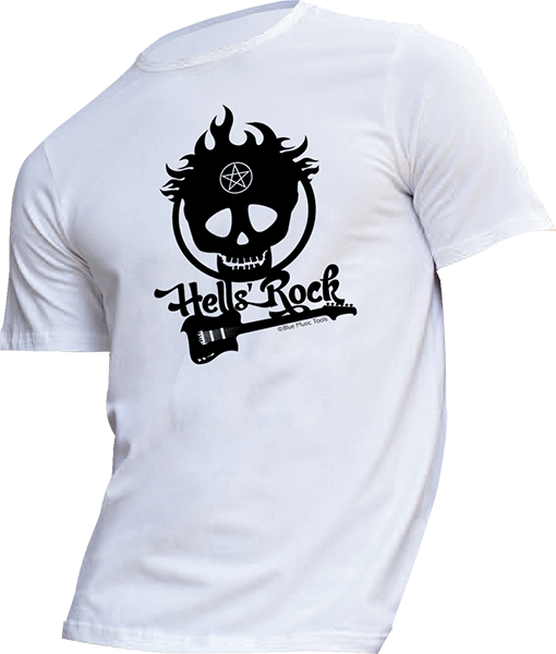 Tee-shirts Hells' Rock blanc