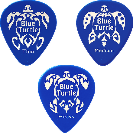 Médiators pour guitare Blue Turtle Delrin 500 | série standard