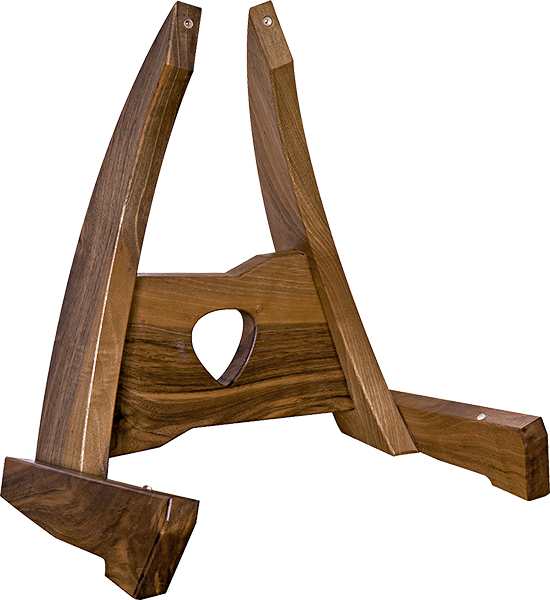 Stand en bois massif pour guitares folk type western ou jumbo